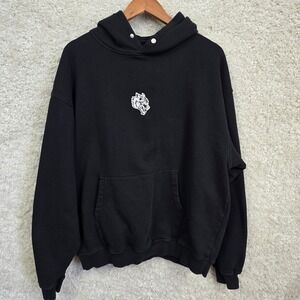 Darc Sport Hoodie Mens Large Black Rather Die Standing Wolves Forever Spartan L